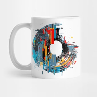 World City Circle Of Life Optimistic Fun Abstract Mug